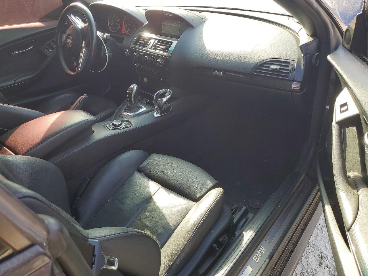 2009 Bmw 650 I Blue vin: WBAEB53549C224028