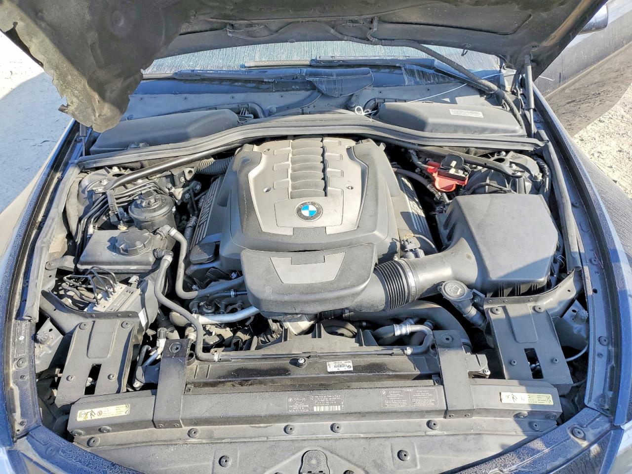 2009 Bmw 650 I Blue vin: WBAEB53549C224028
