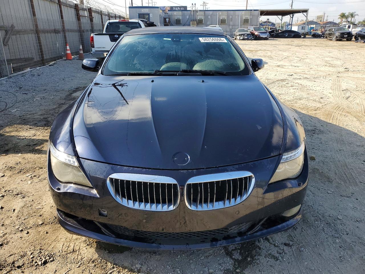 2009 Bmw 650 I Blue vin: WBAEB53549C224028