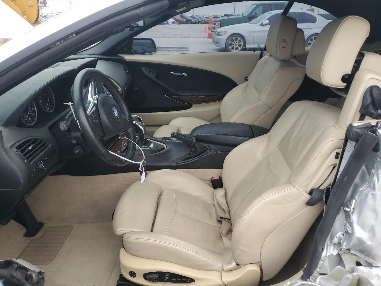 2009 Bmw 650 I Silver vin: WBAEB53549CX64169