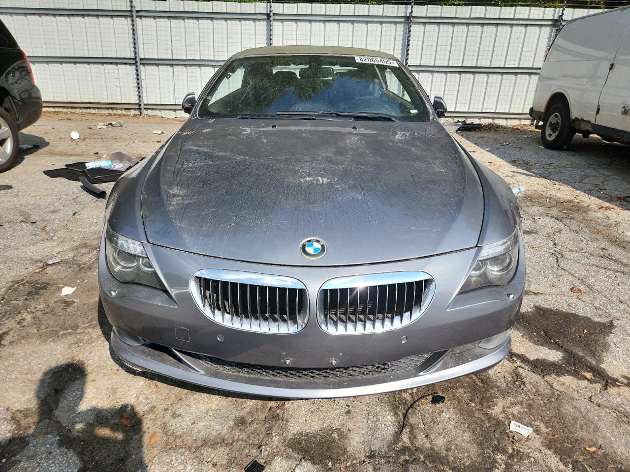 2008 Bmw 650 I Gray vin: WBAEB53558CX63160
