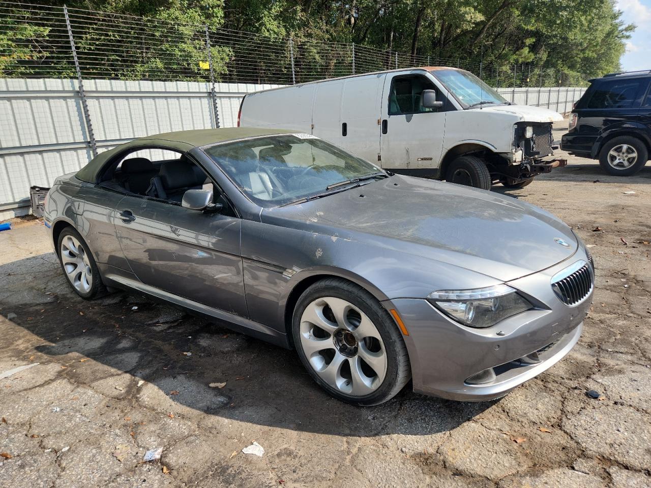 2008 Bmw 650 I Gray vin: WBAEB53558CX63160
