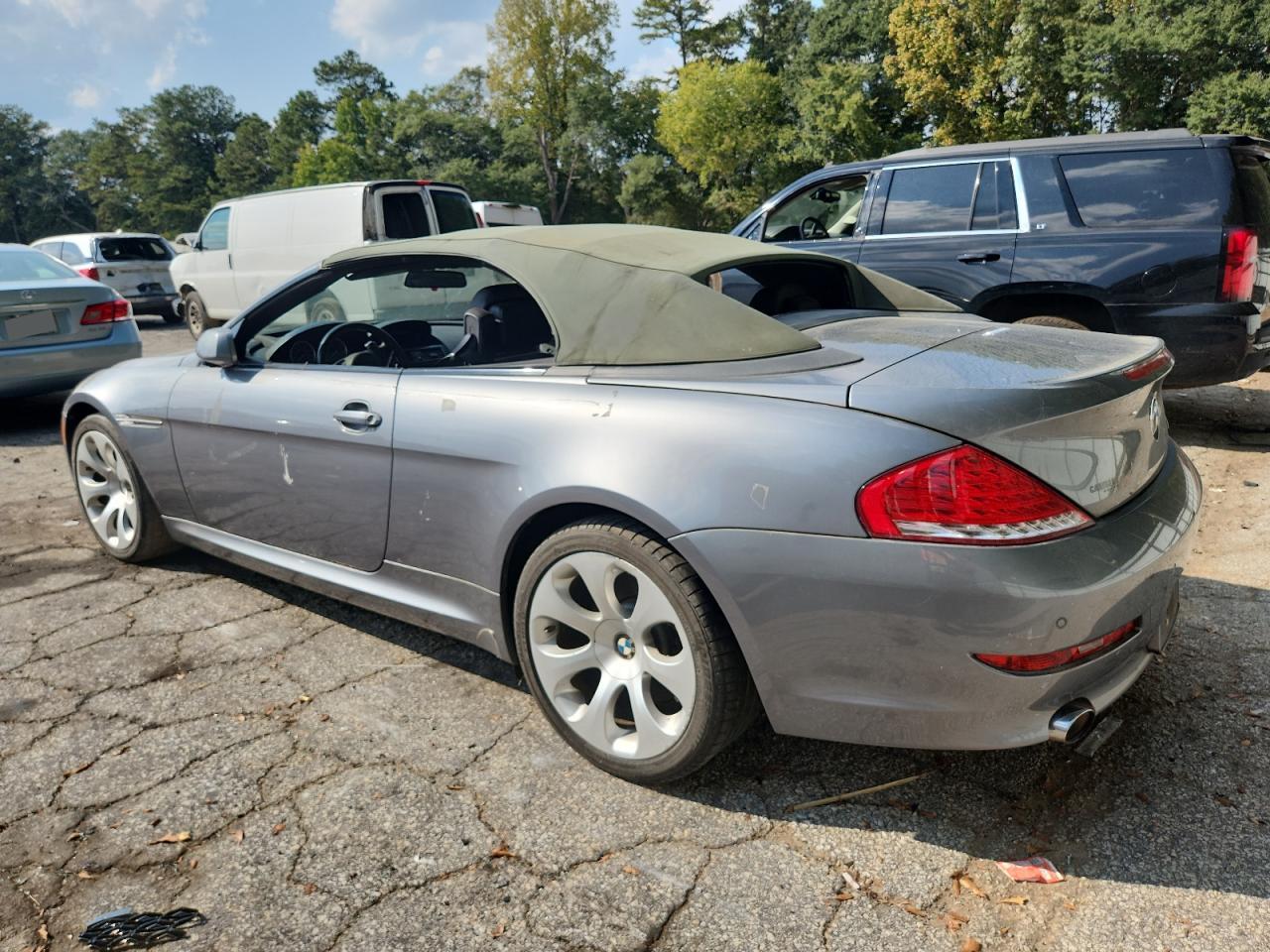 2008 Bmw 650 I Gray vin: WBAEB53558CX63160
