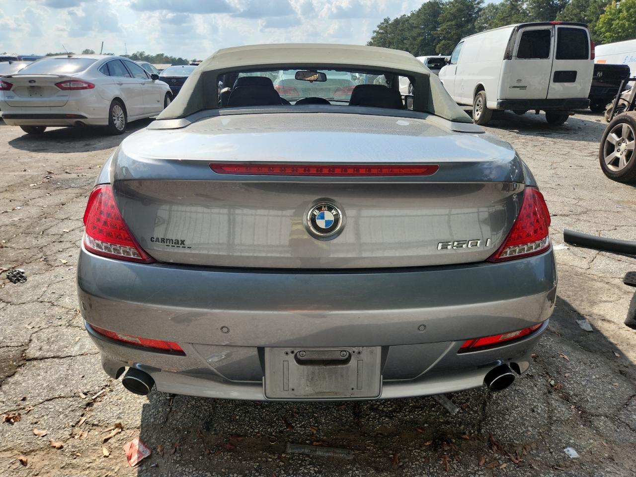 2008 Bmw 650 I Gray vin: WBAEB53558CX63160