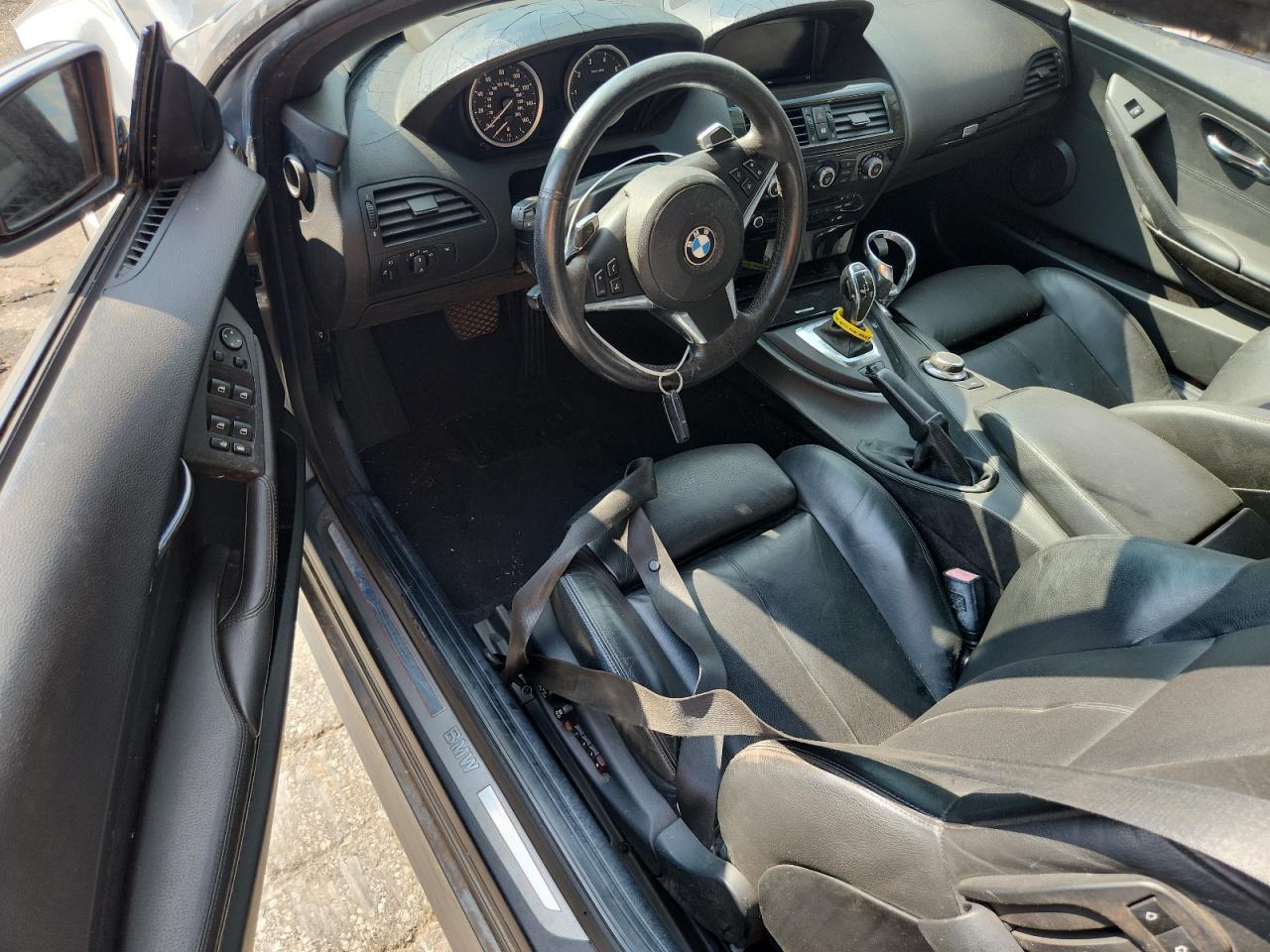 2008 Bmw 650 I Gray vin: WBAEB53558CX63160