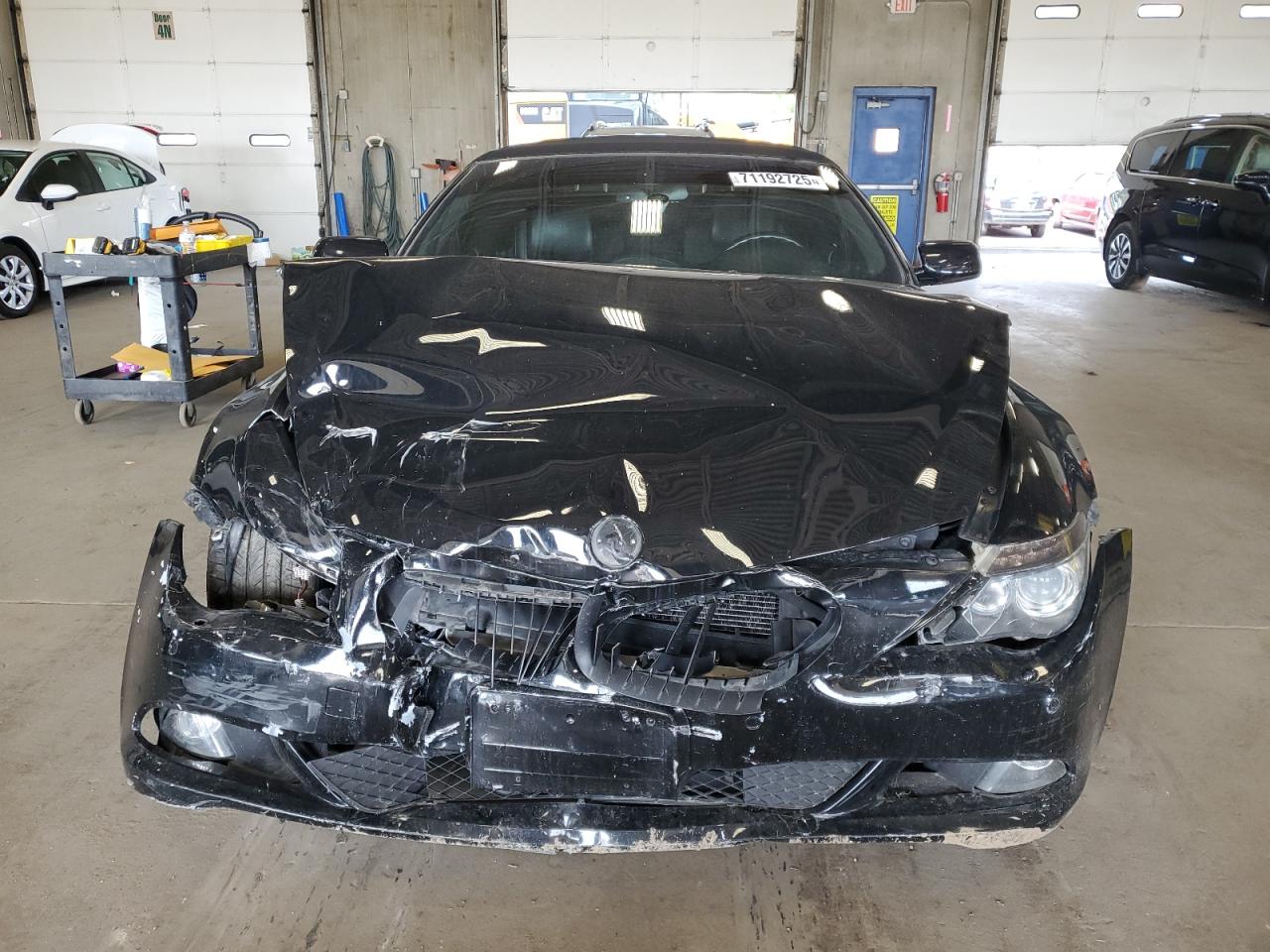 2008 Bmw 650 I Черный vin: WBAEB53558CX63787