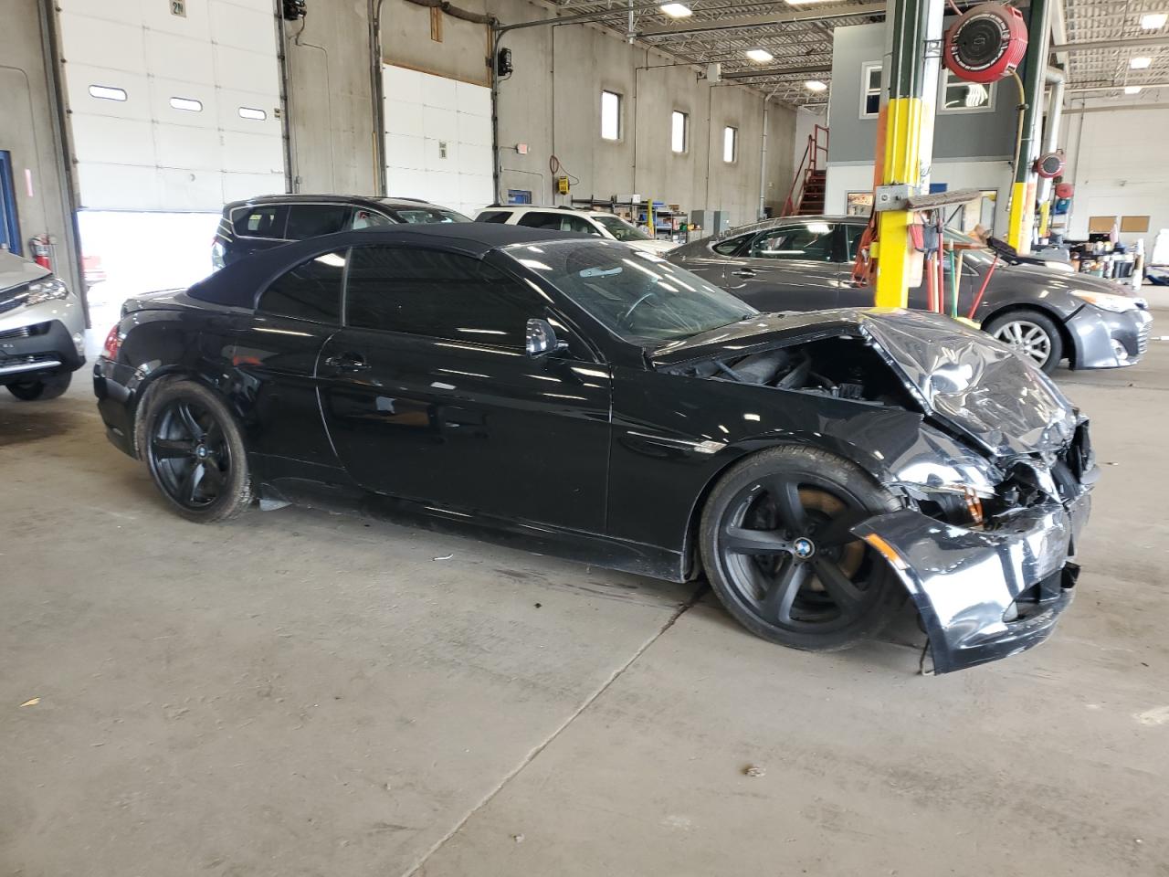 2008 Bmw 650 I Черный vin: WBAEB53558CX63787