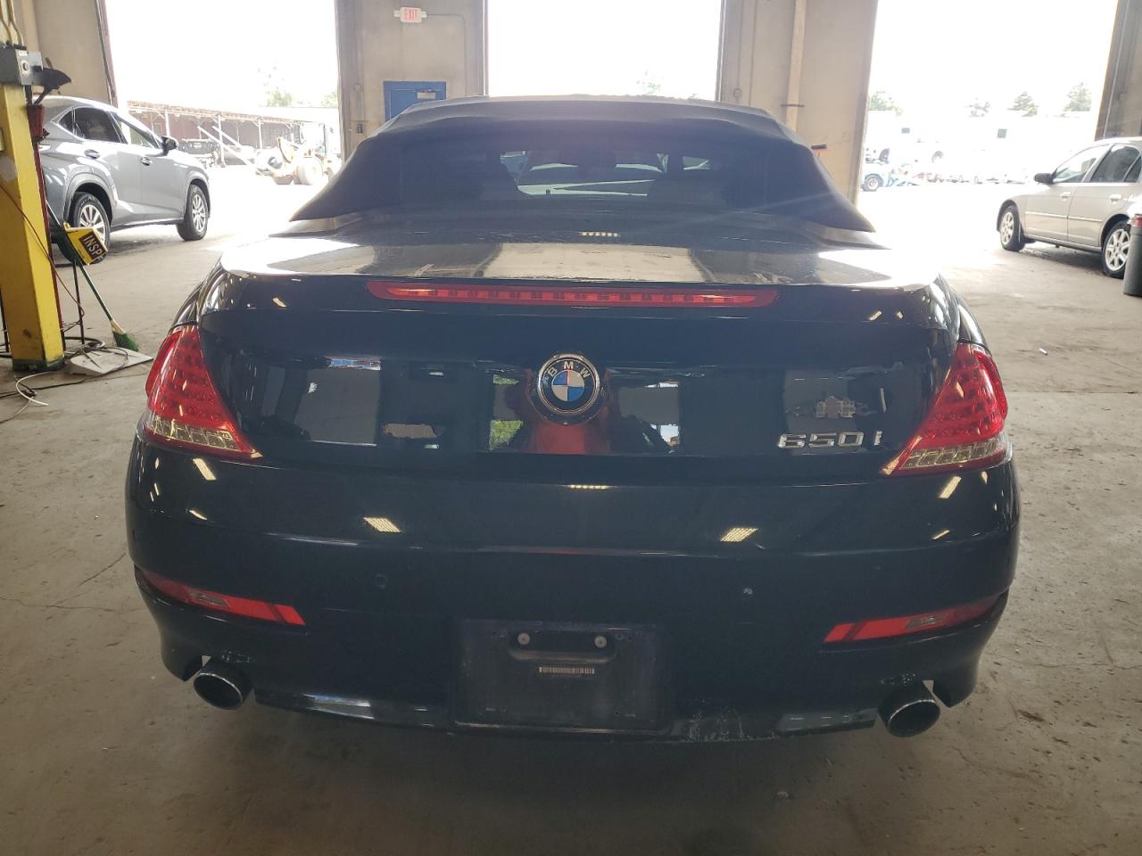 2008 Bmw 650 I Черный vin: WBAEB53558CX63787