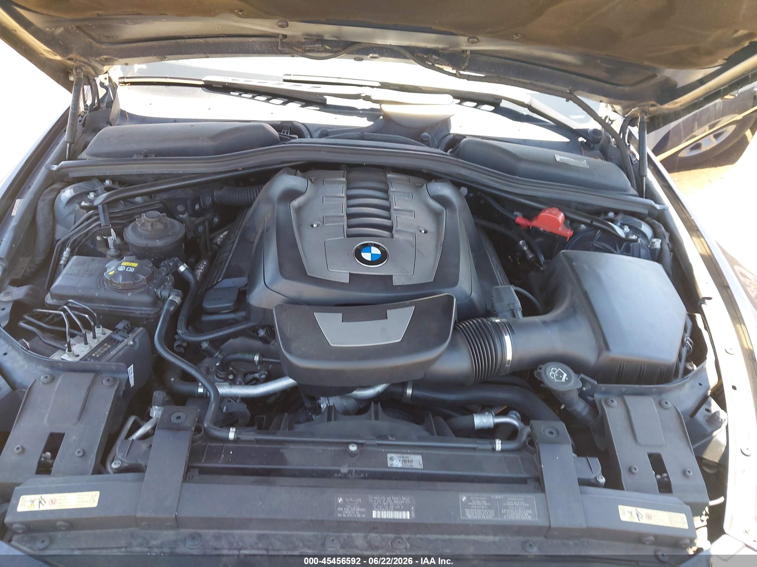 2008 Bmw 650i   Dark Blue vin: WBAEB53568CX62180