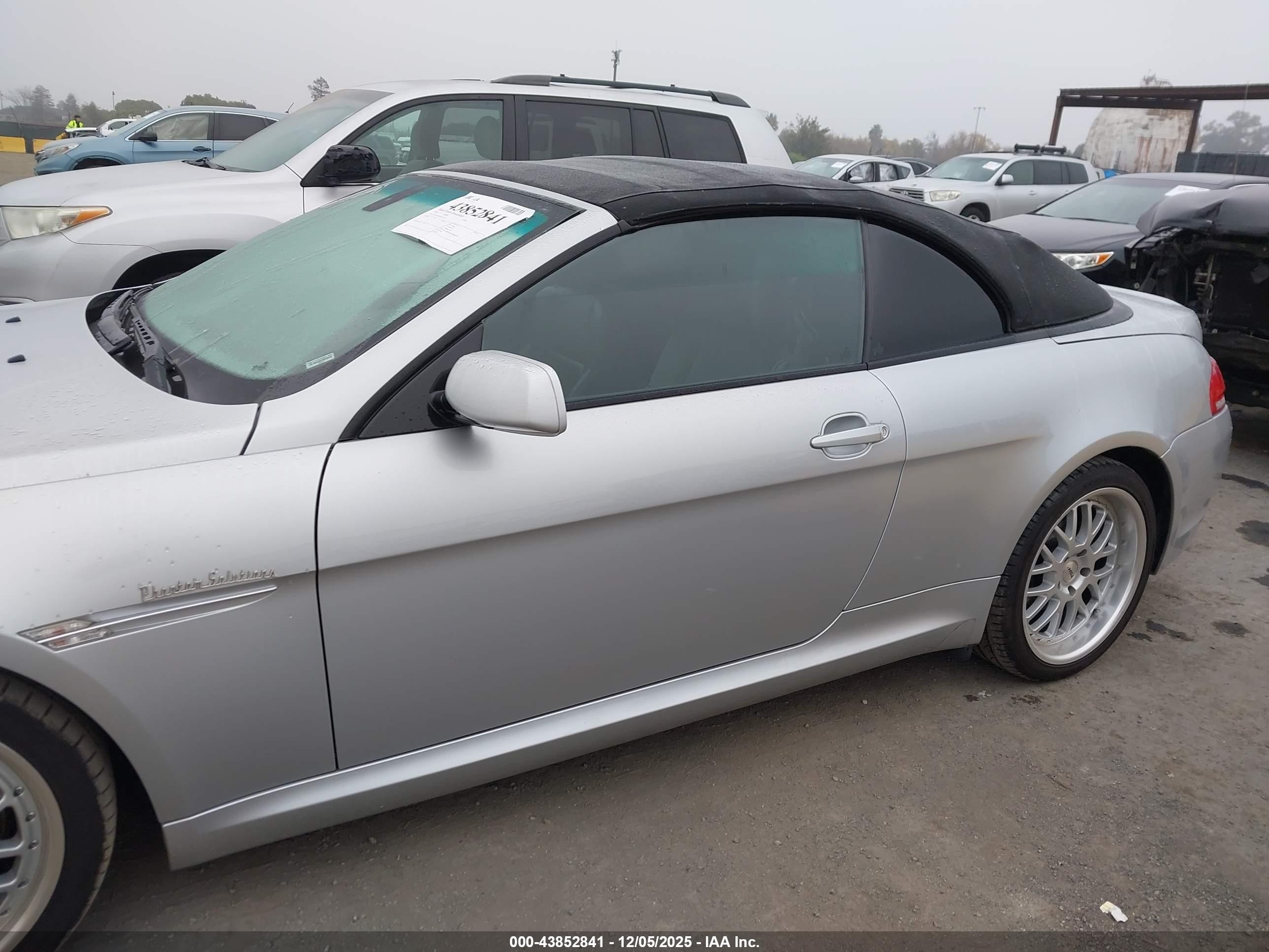 2008 Bmw 650i   Silver vin: WBAEB53568CX63510