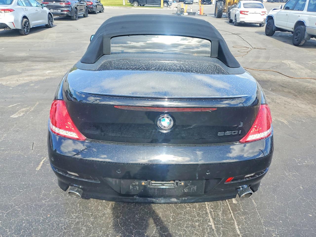 2008 Bmw 650 I Black vin: WBAEB53568CX63989