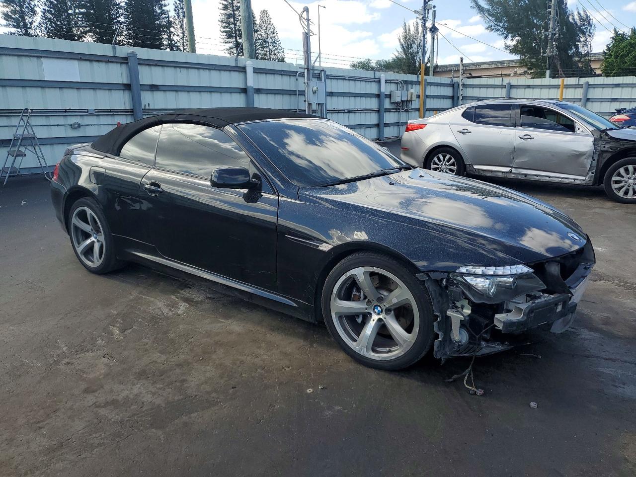 2008 Bmw 650 I Black vin: WBAEB53568CX63989