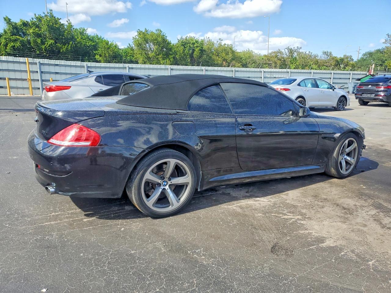 2008 Bmw 650 I Black vin: WBAEB53568CX63989