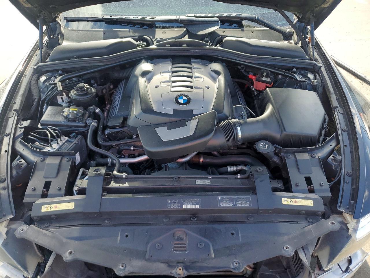 2008 Bmw 650 I Black vin: WBAEB53568CX63989