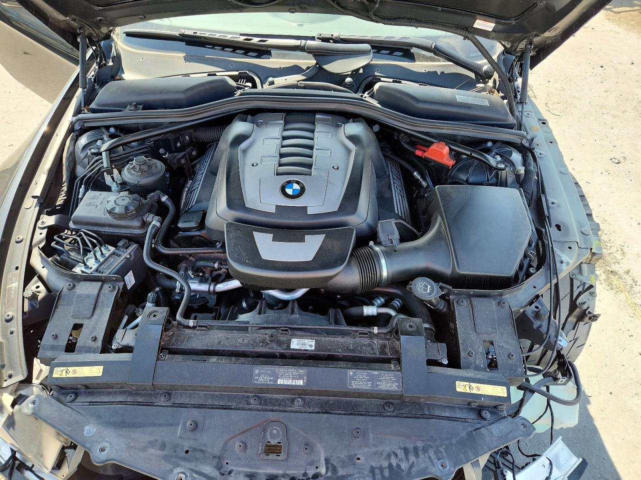 2009 Bmw 650 I Black vin: WBAEB53569CX64268