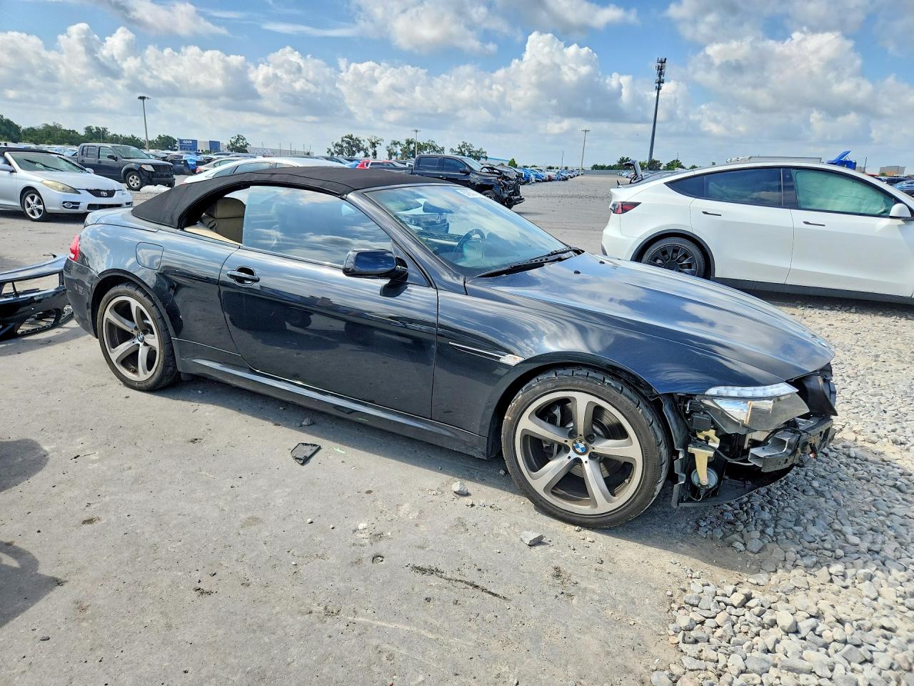 2009 Bmw 650 I Black vin: WBAEB53569CX64268