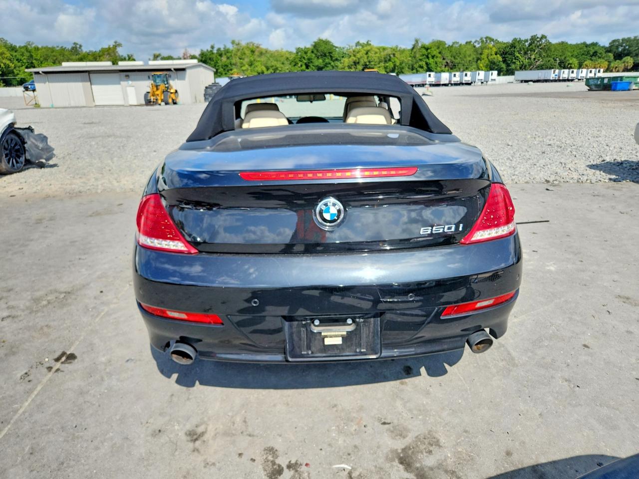 2009 Bmw 650 I Black vin: WBAEB53569CX64268
