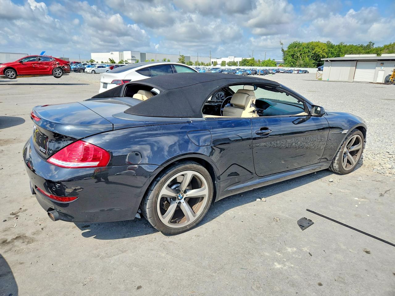 2009 Bmw 650 I Black vin: WBAEB53569CX64268