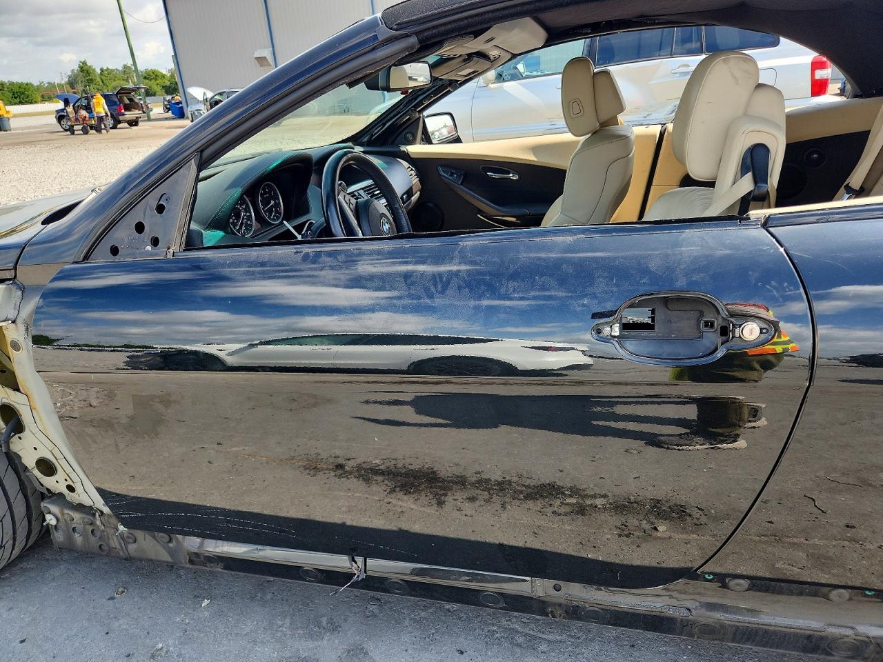 2009 Bmw 650 I Black vin: WBAEB53569CX64268