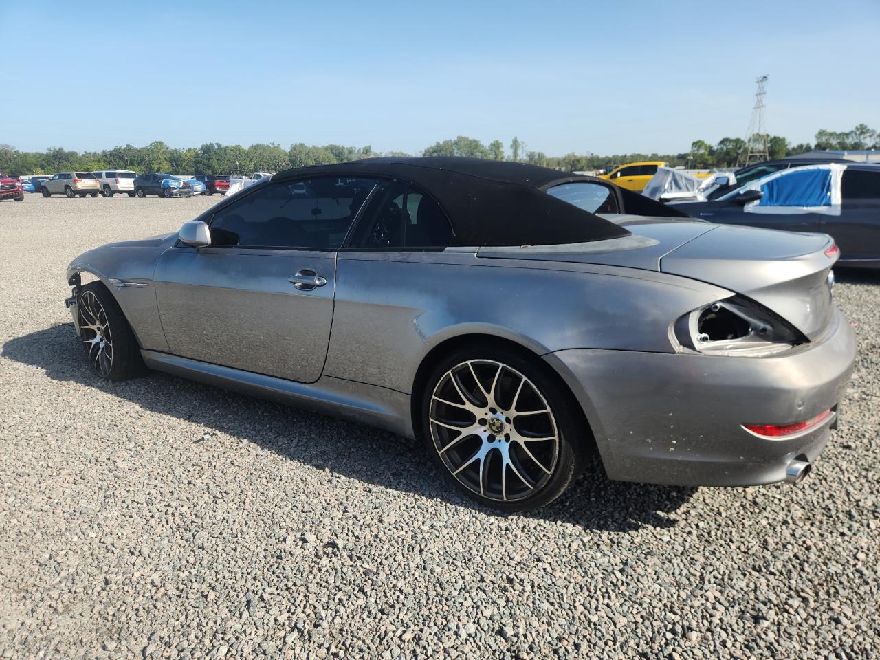 2008 Bmw 650 I Blue vin: WBAEB53578CX60387