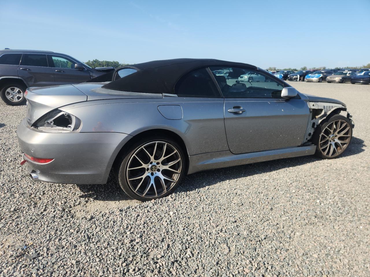 2008 Bmw 650 I Blue vin: WBAEB53578CX60387