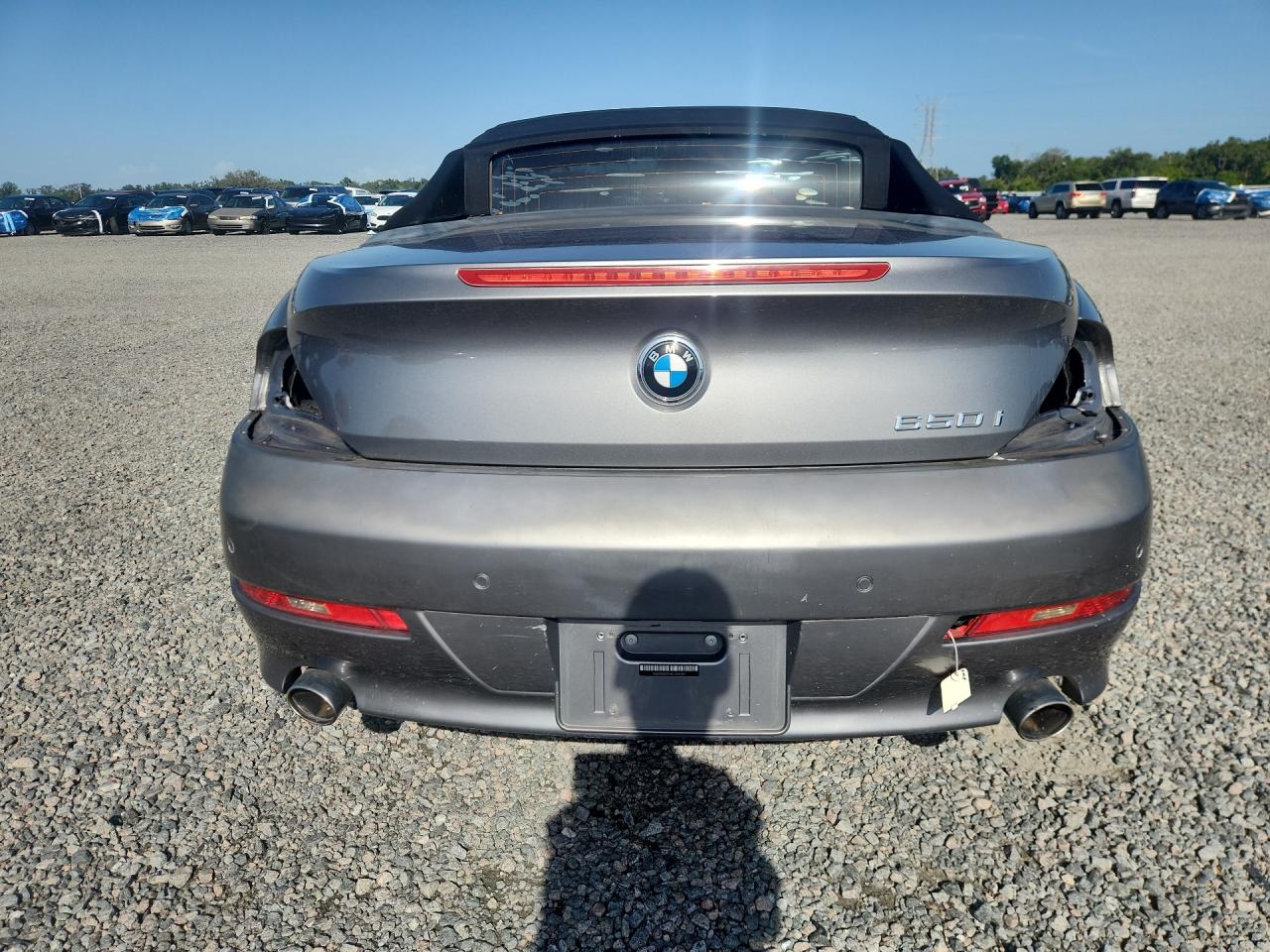 2008 Bmw 650 I Blue vin: WBAEB53578CX60387
