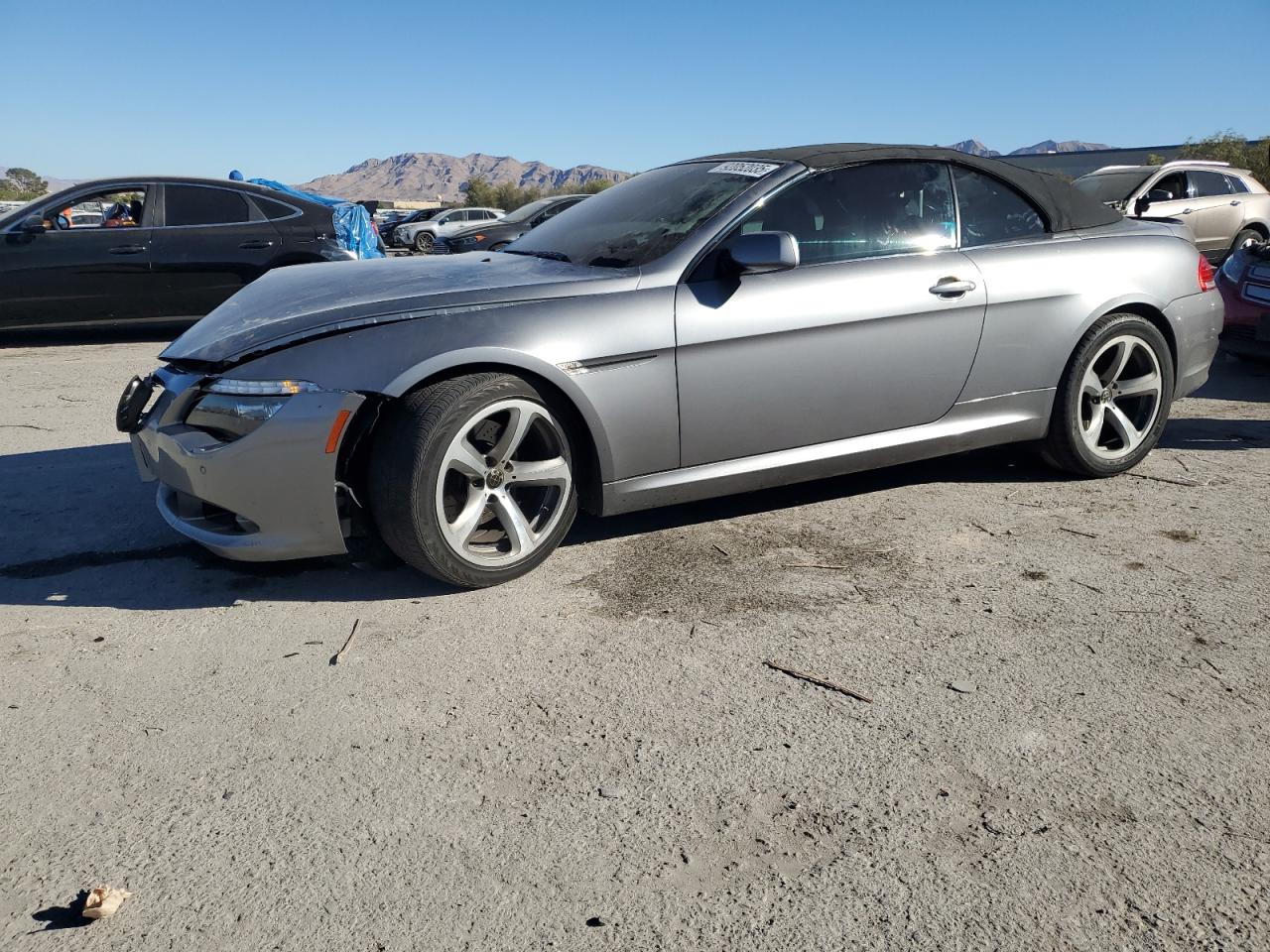 2008 Bmw 650 I Gray vin: WBAEB53578CX61247