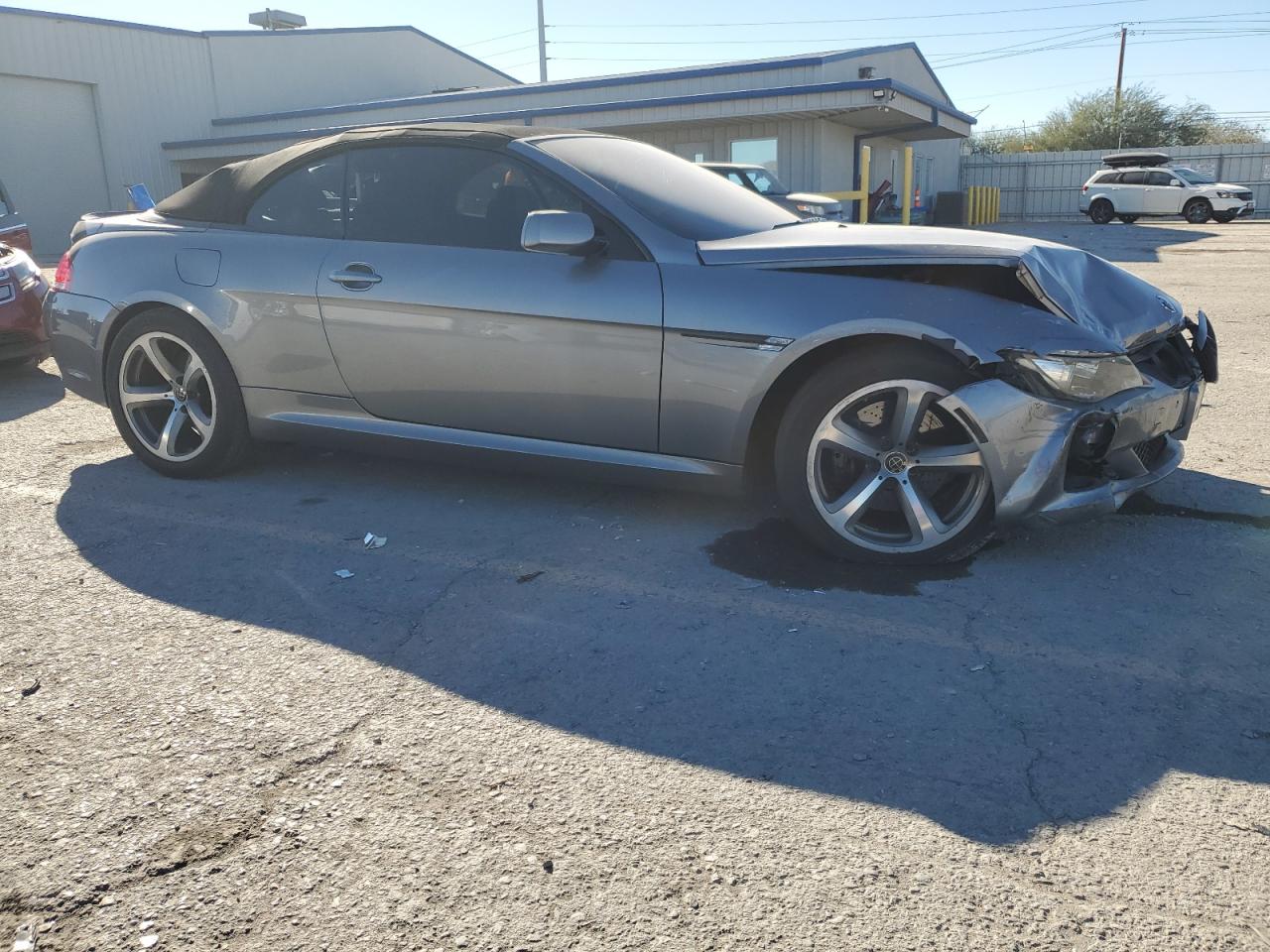 2008 Bmw 650 I Gray vin: WBAEB53578CX61247