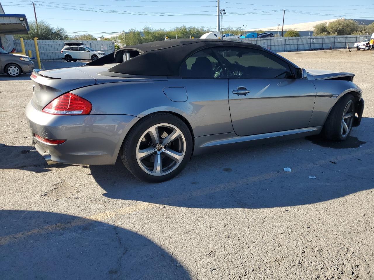 2008 Bmw 650 I Gray vin: WBAEB53578CX61247
