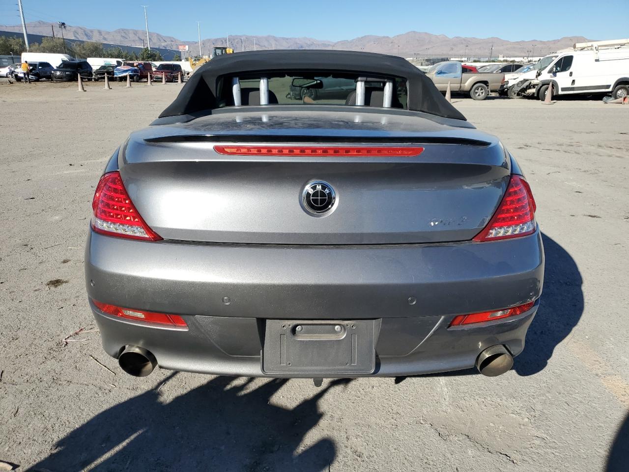 2008 Bmw 650 I Gray vin: WBAEB53578CX61247