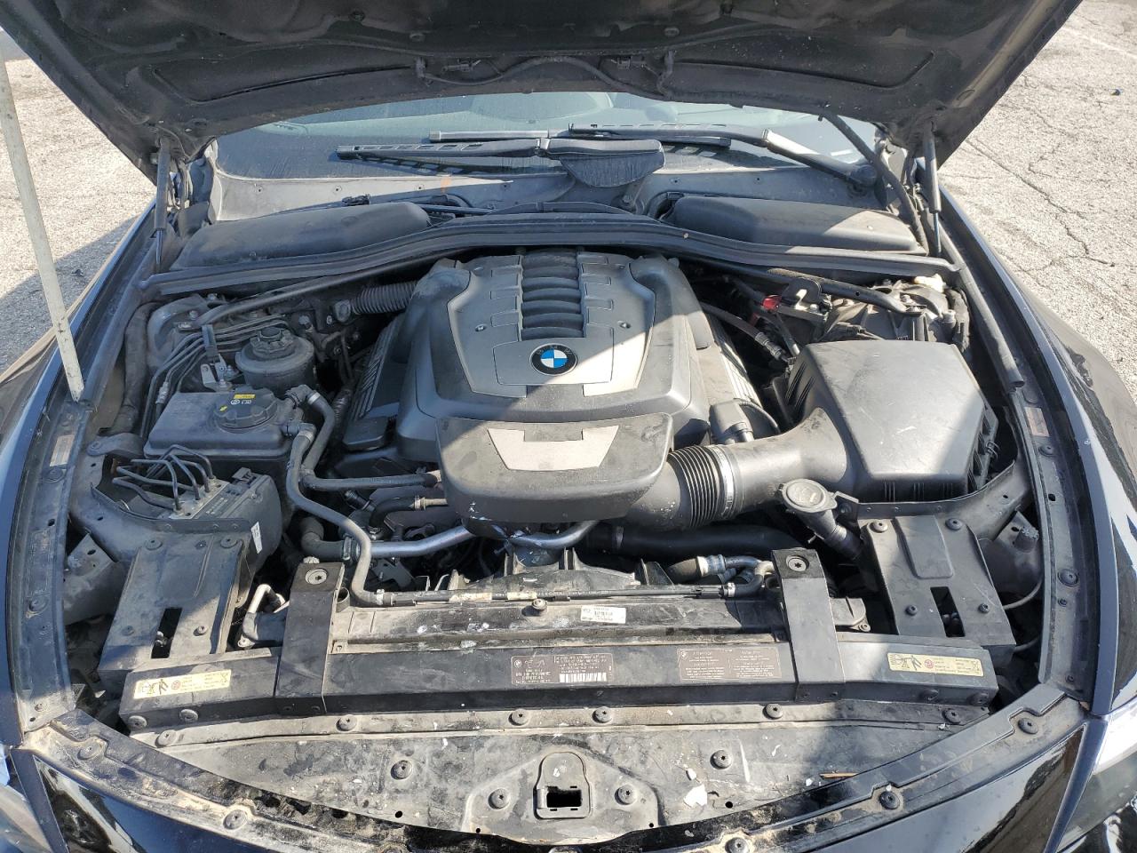2008 Bmw 650 I Black vin: WBAEB53578CX61779