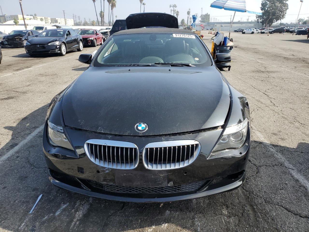 2008 Bmw 650 I Black vin: WBAEB53578CX61779