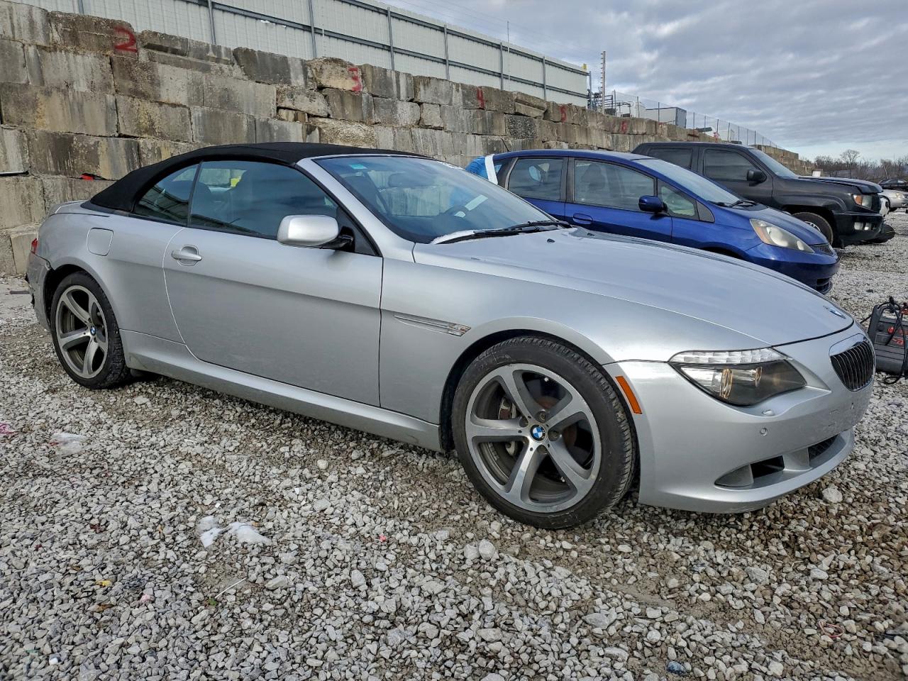 2008 Bmw 650 I Silver vin: WBAEB53578CX63094