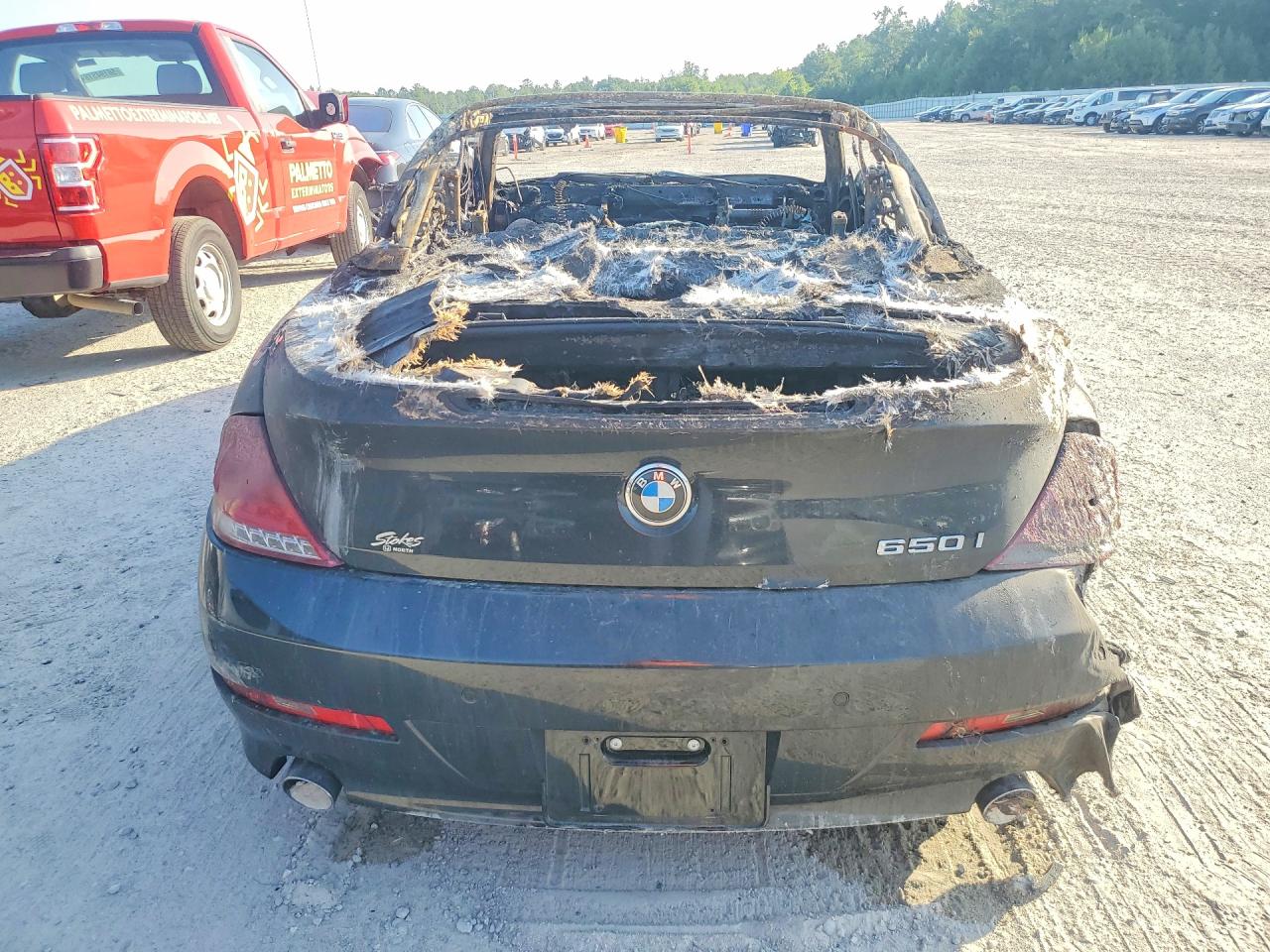 2008 Bmw 650 I Black vin: WBAEB53578CX63189