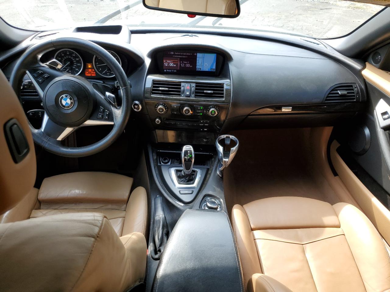 2009 Bmw 650 I Black vin: WBAEB53579CX64991