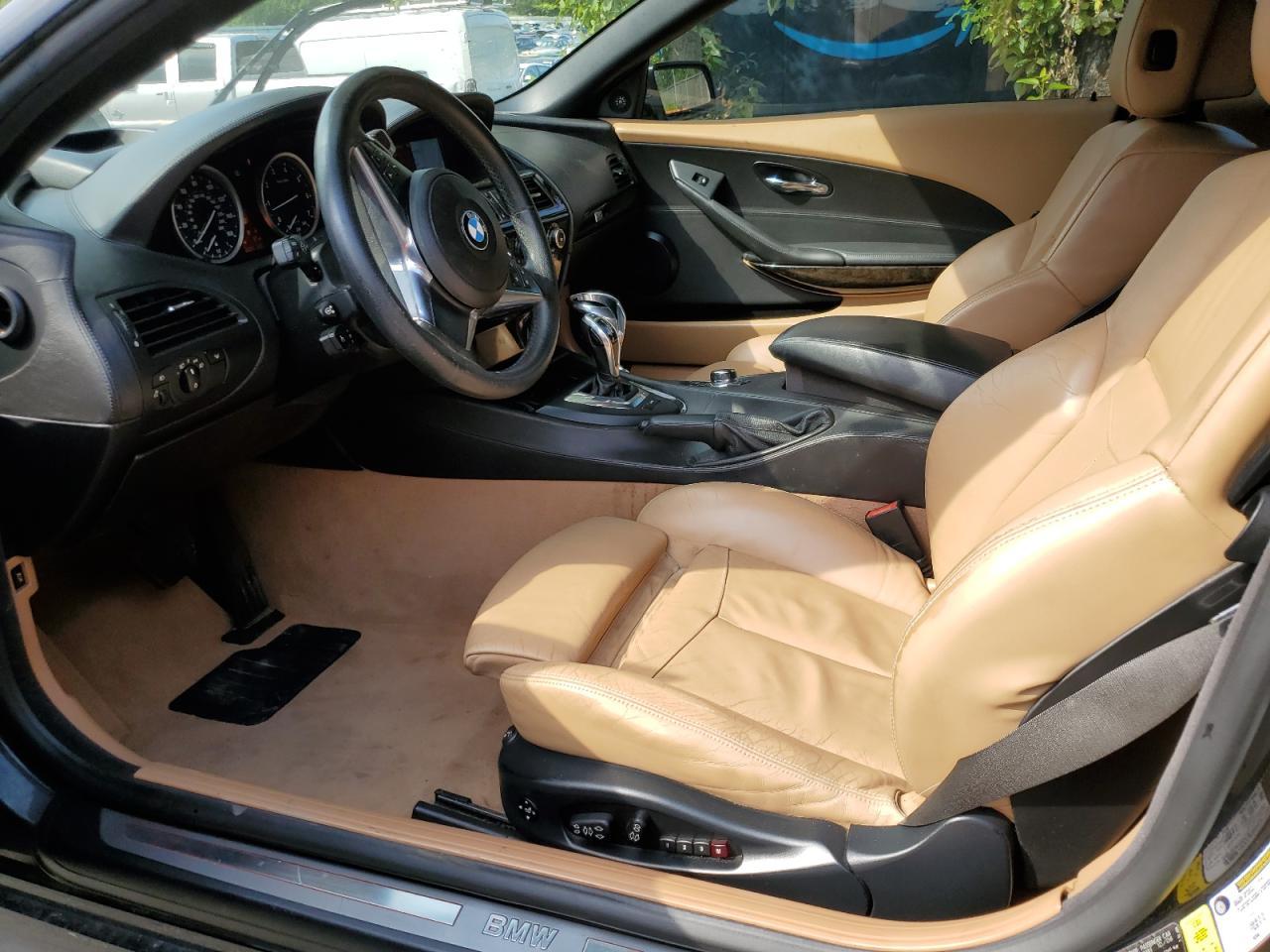 2009 Bmw 650 I Black vin: WBAEB53579CX64991