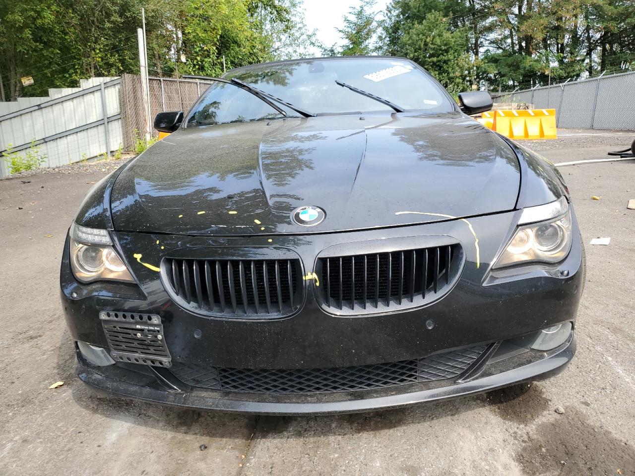 2009 Bmw 650 I Black vin: WBAEB53579CX64991