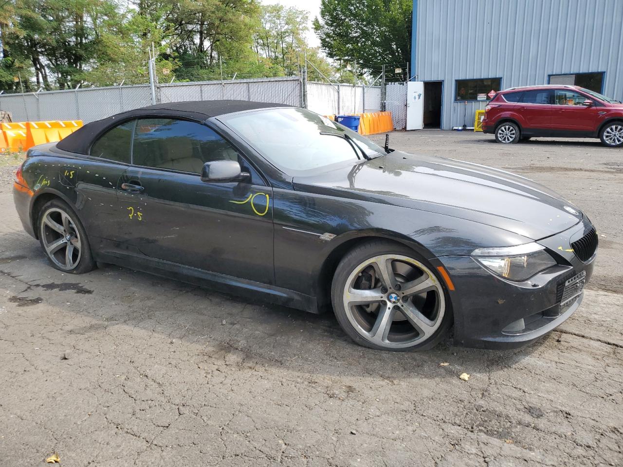 2009 Bmw 650 I Black vin: WBAEB53579CX64991