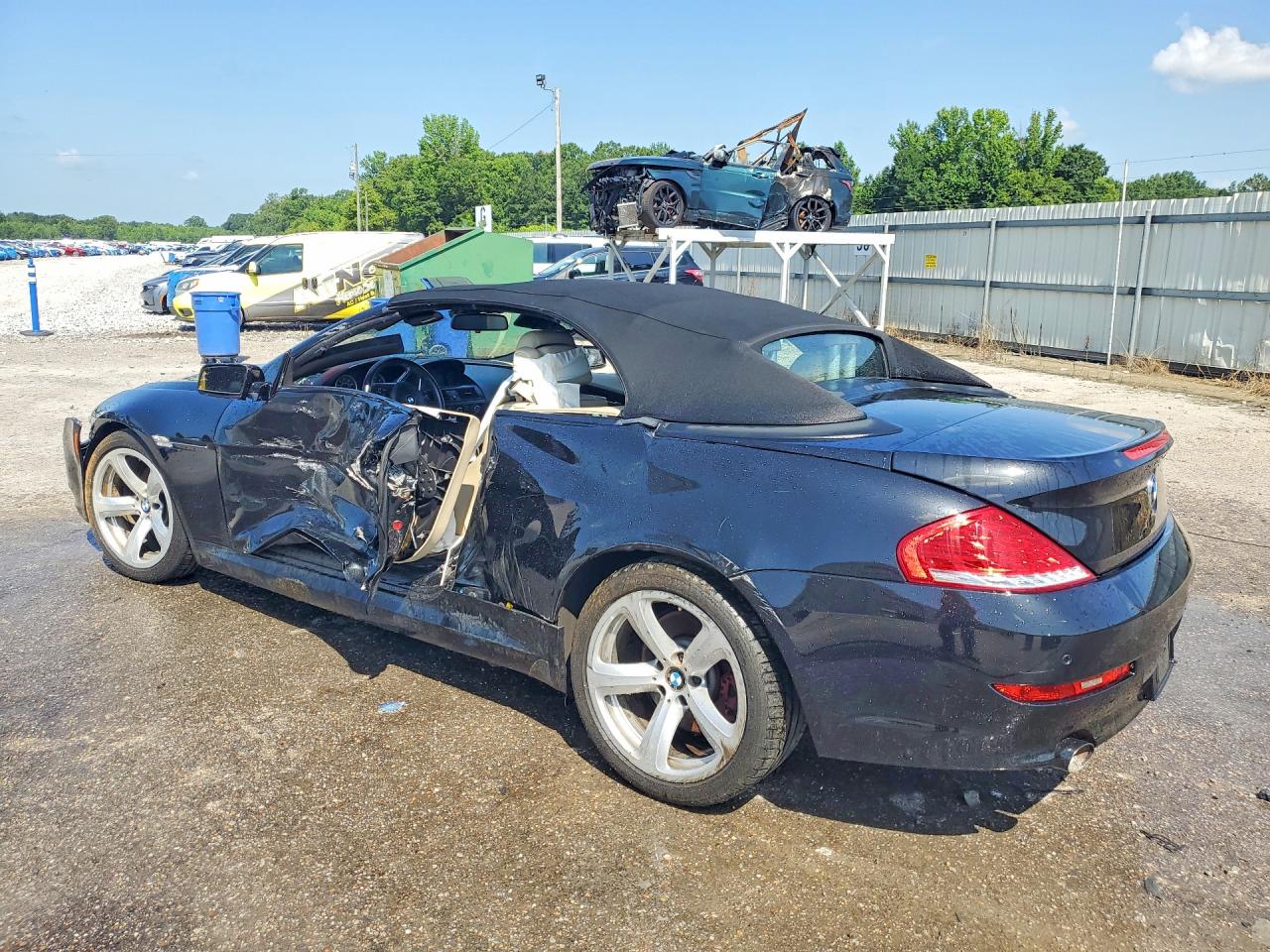 2009 Bmw 650 I Black vin: WBAEB53589C224470