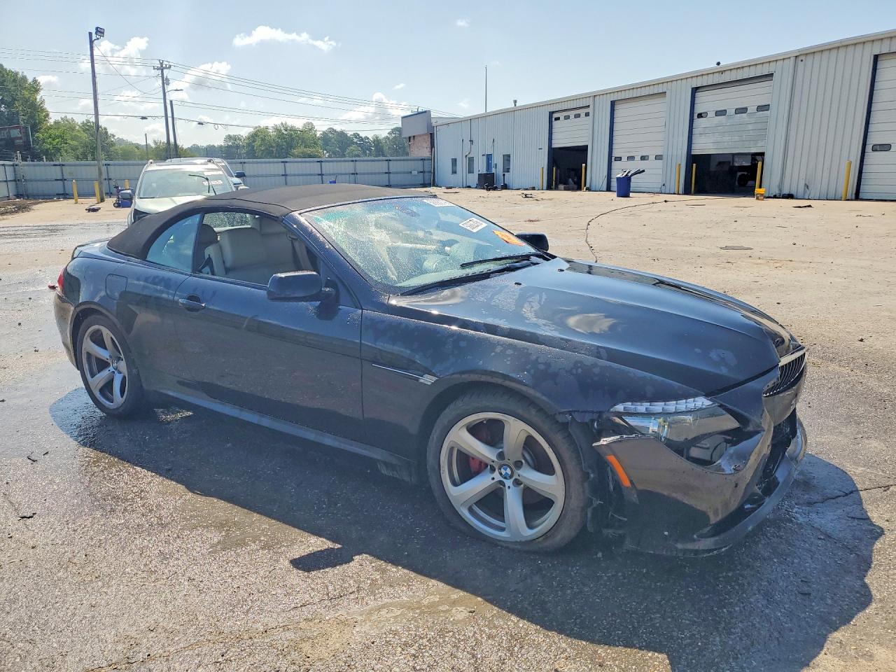 2009 Bmw 650 I Black vin: WBAEB53589C224470