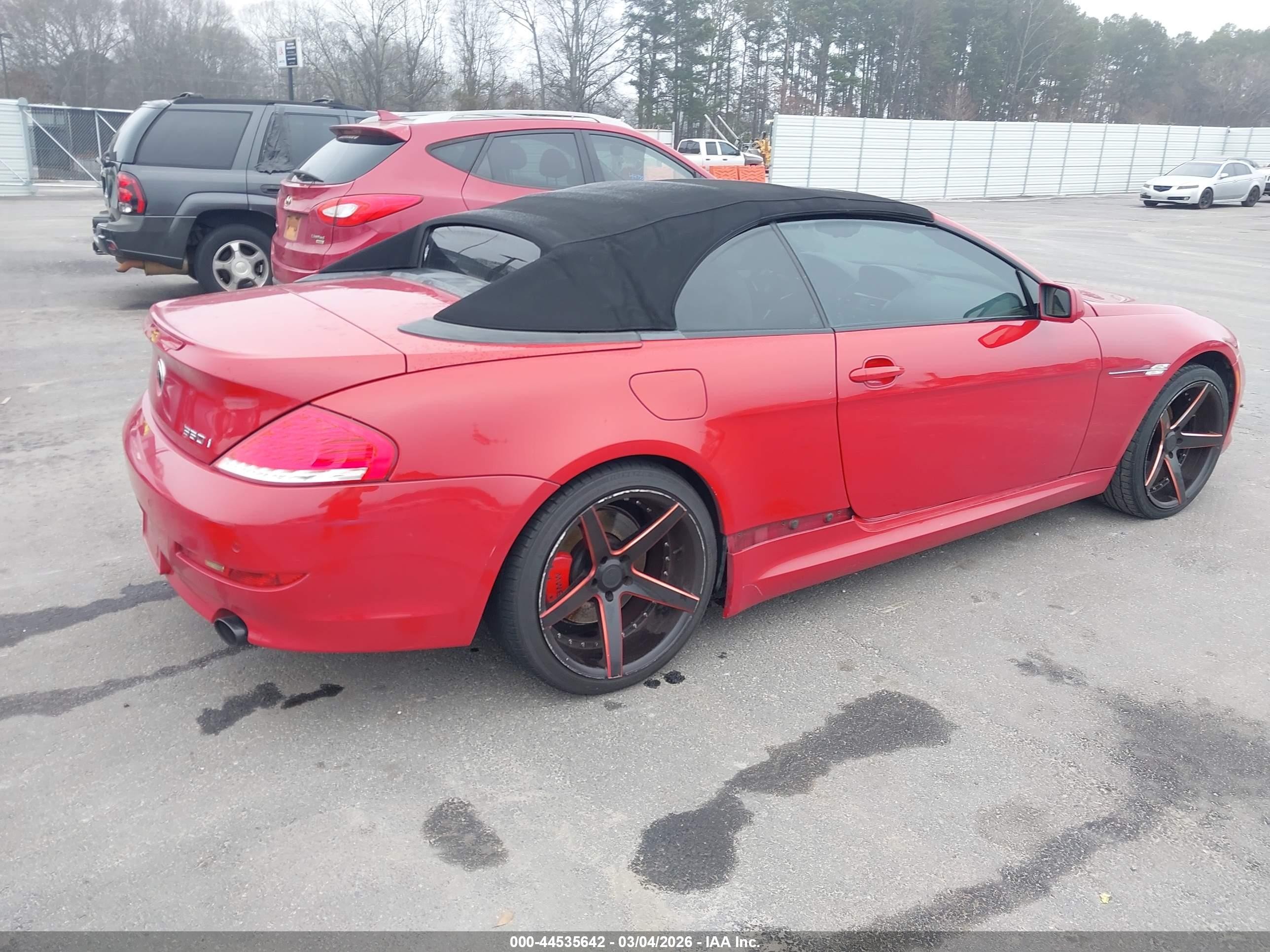 2009 Bmw 650i   Red vin: WBAEB53589CX64949