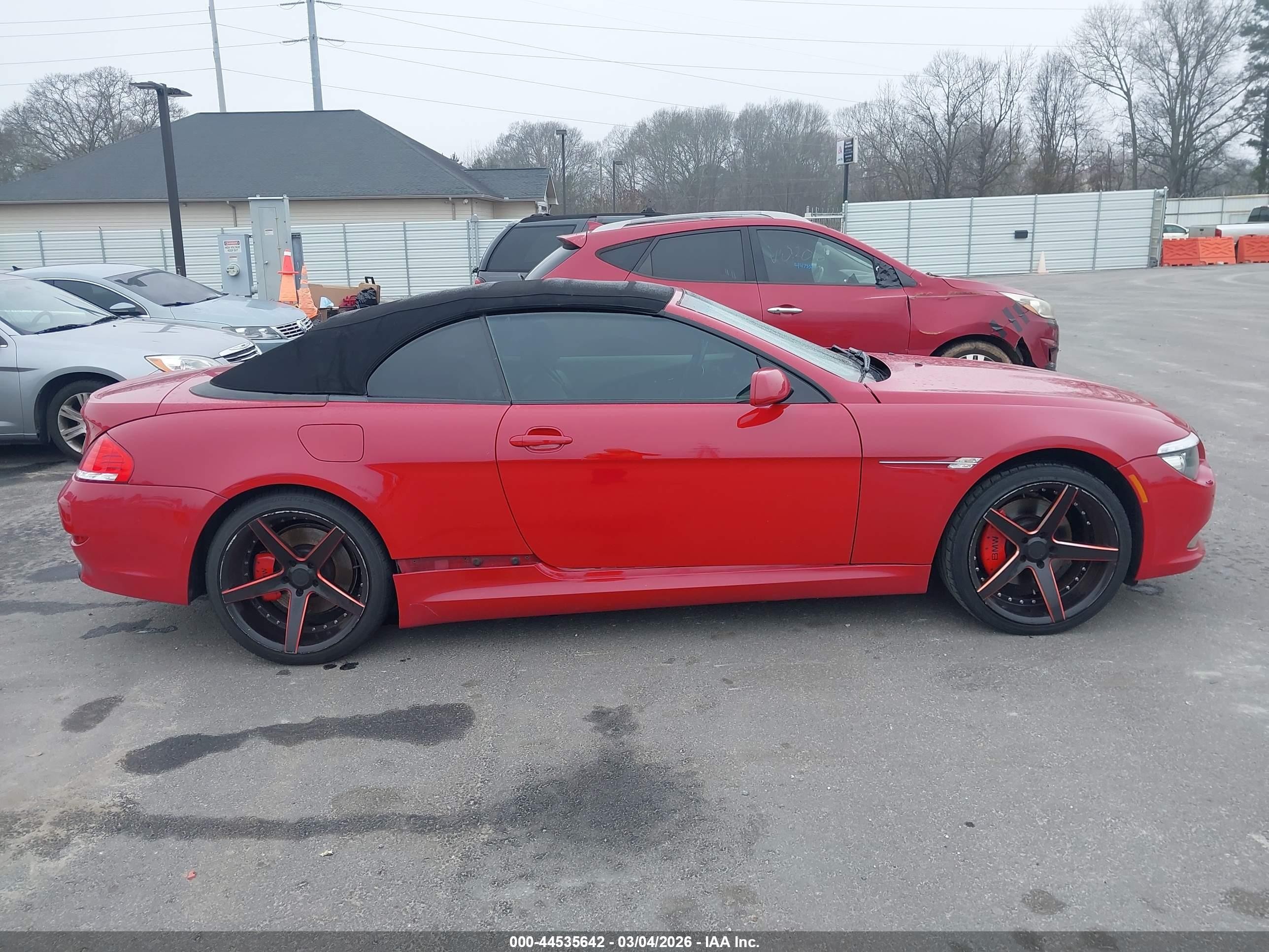 2009 Bmw 650i   Red vin: WBAEB53589CX64949