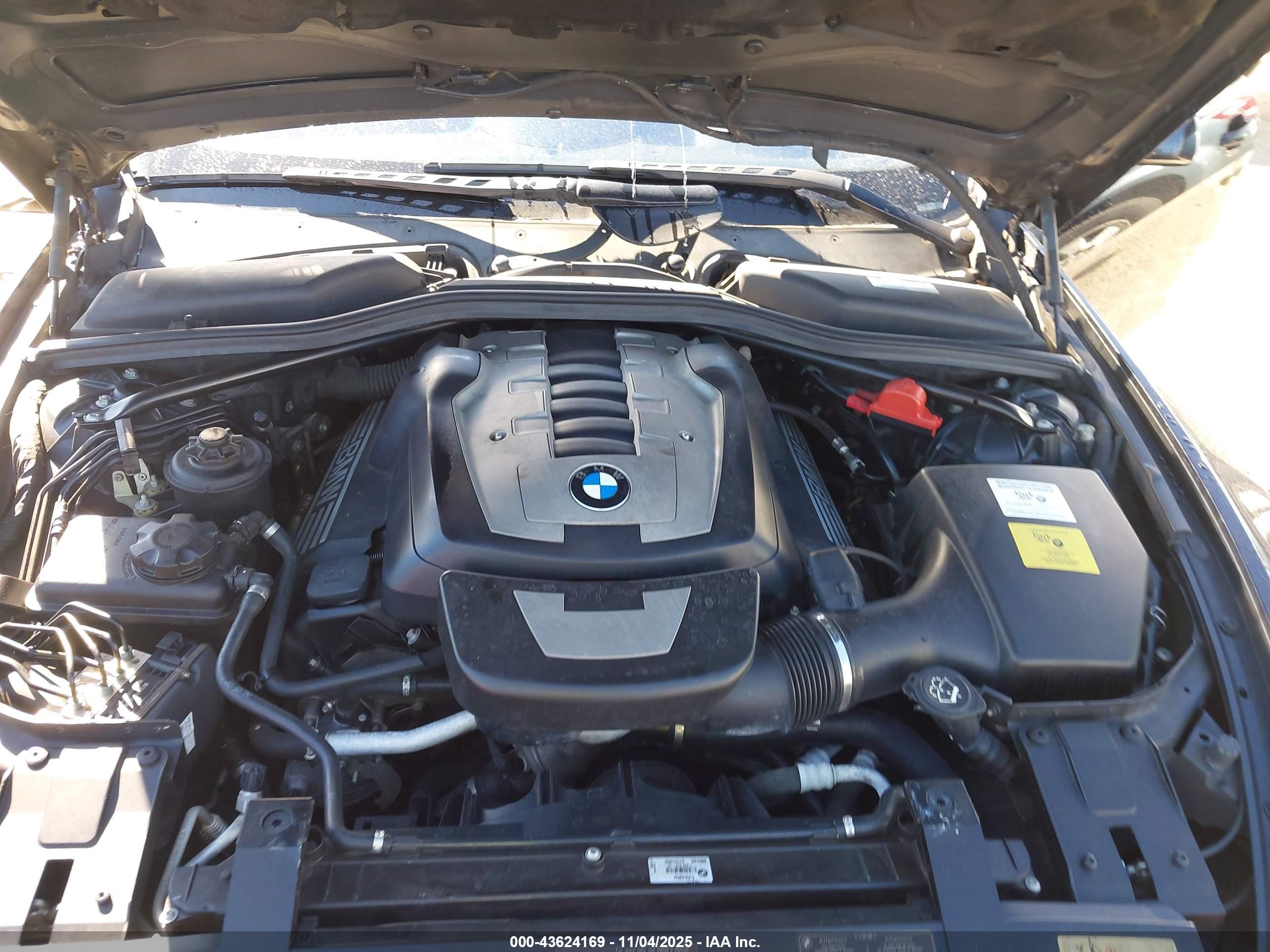 2009 Bmw 650i   Black vin: WBAEB53589CX64952