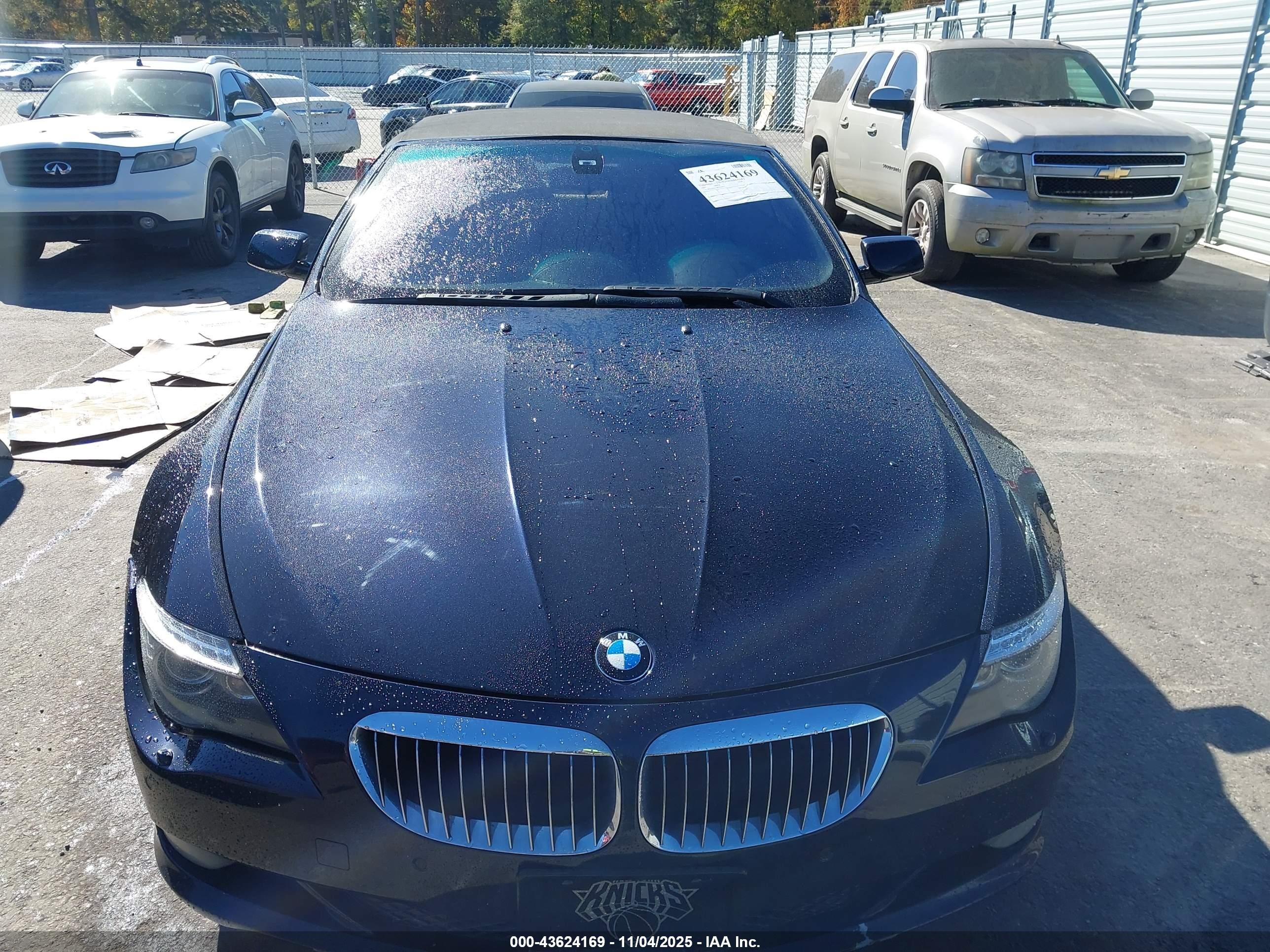 2009 Bmw 650i   Black vin: WBAEB53589CX64952