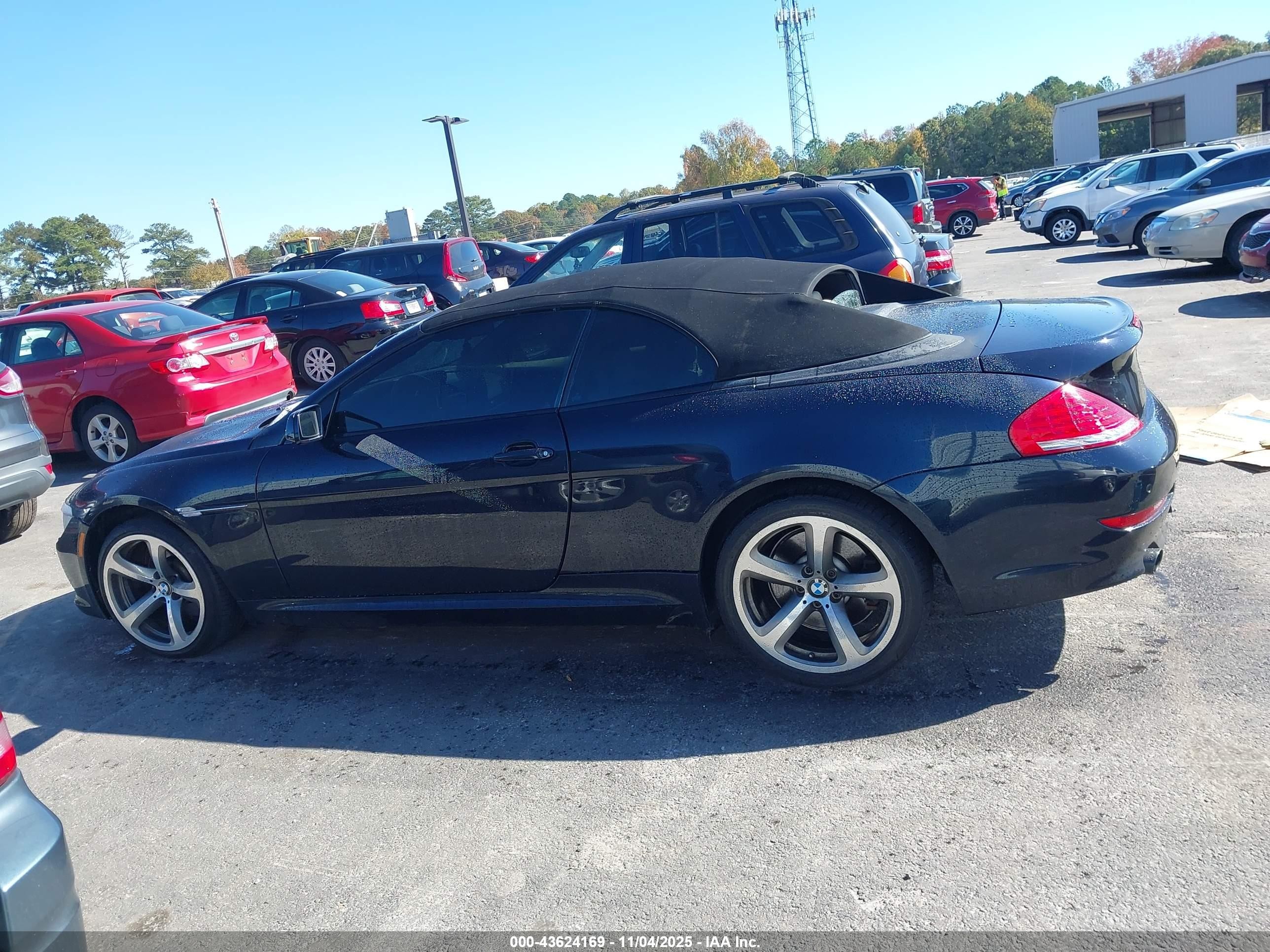 2009 Bmw 650i   Black vin: WBAEB53589CX64952