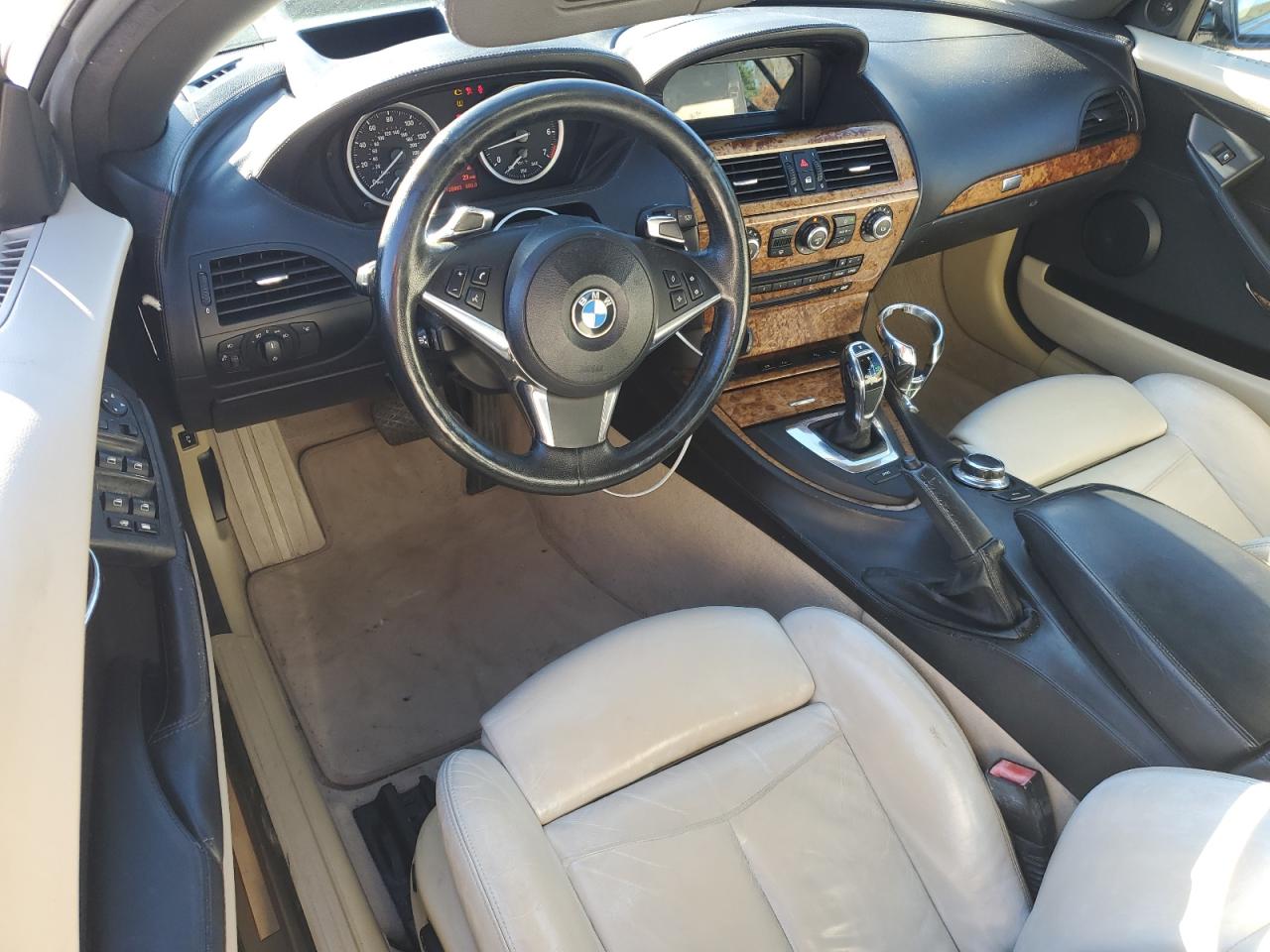 2008 Bmw 650 I Blue vin: WBAEB53598CX61220