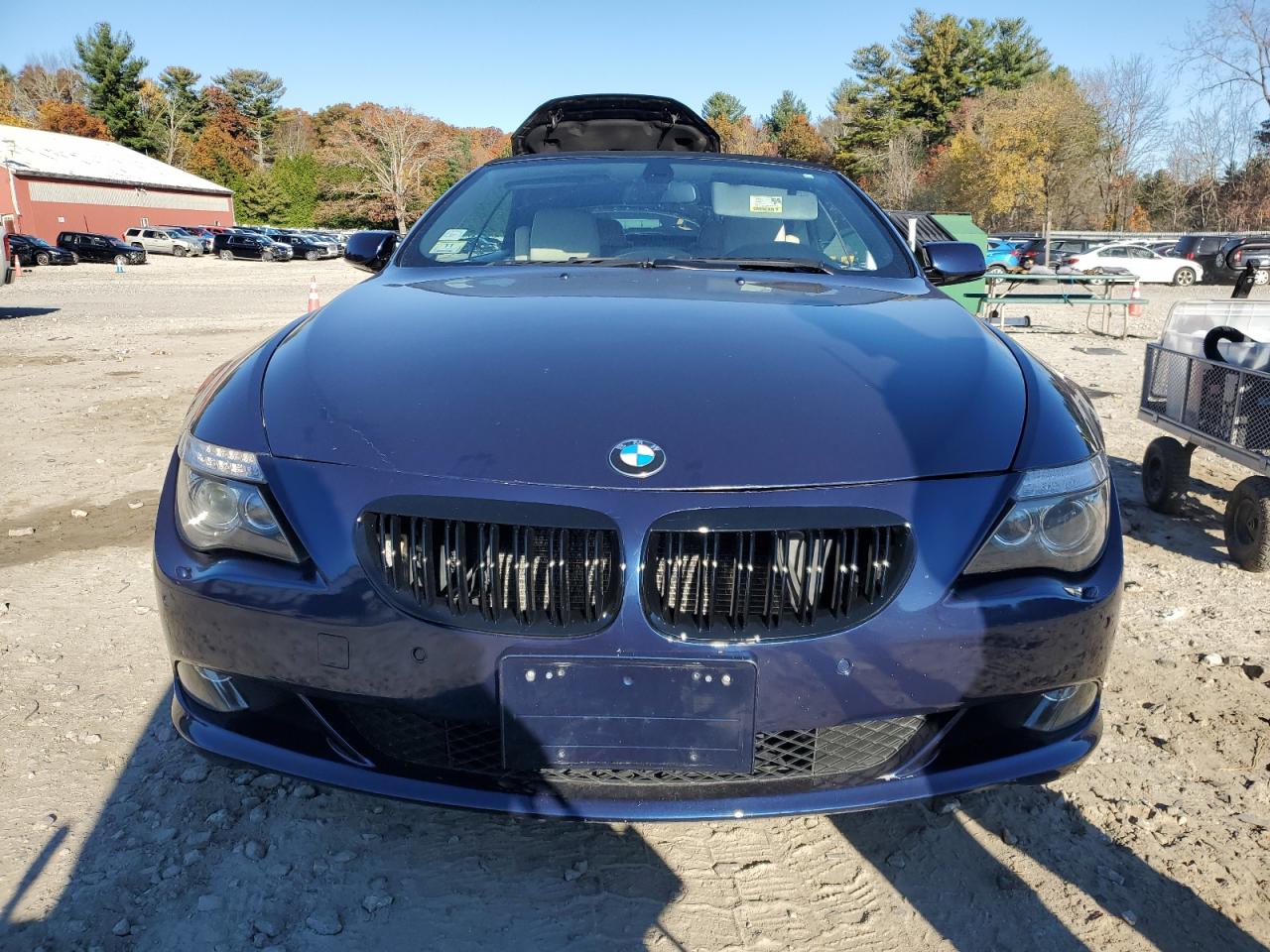 2008 Bmw 650 I Blue vin: WBAEB53598CX61220