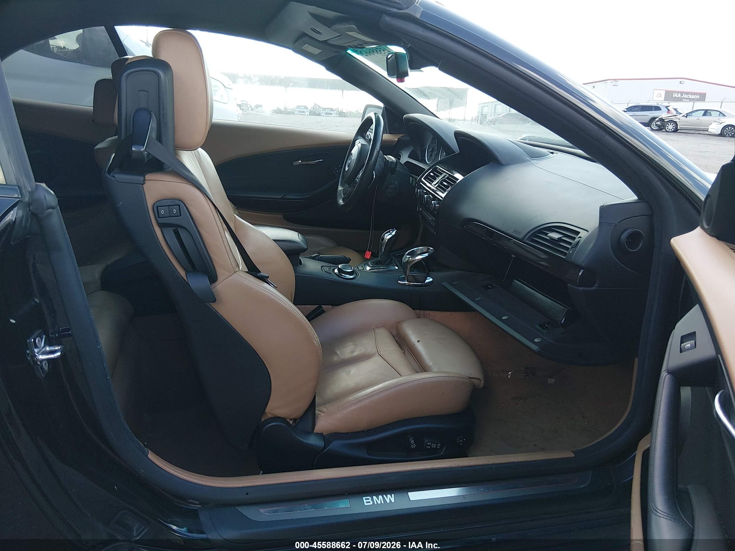 2008 Bmw 650i   Black vin: WBAEB53598CX62321