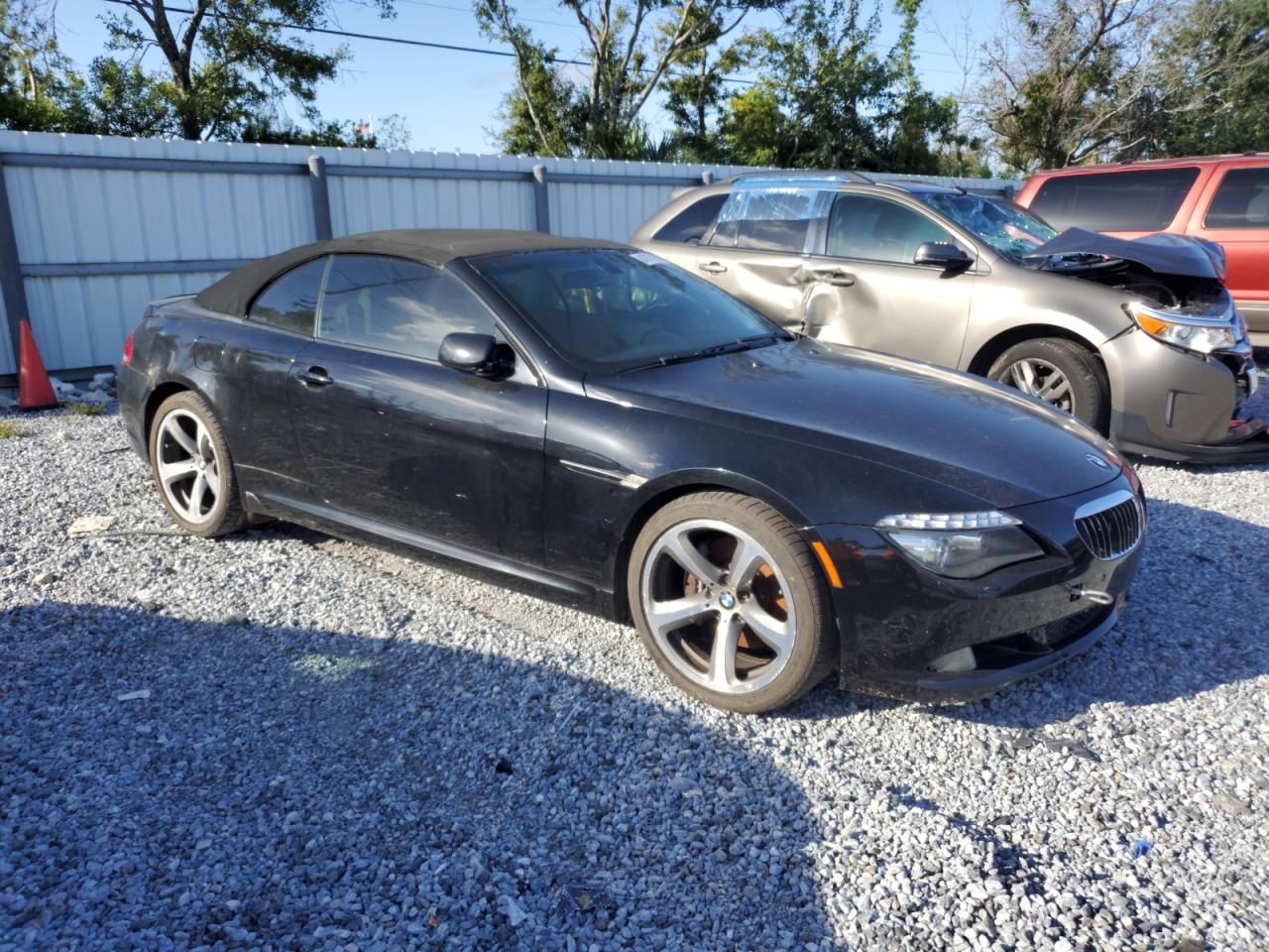 2008 Bmw 650 I Black vin: WBAEB53598CX63100