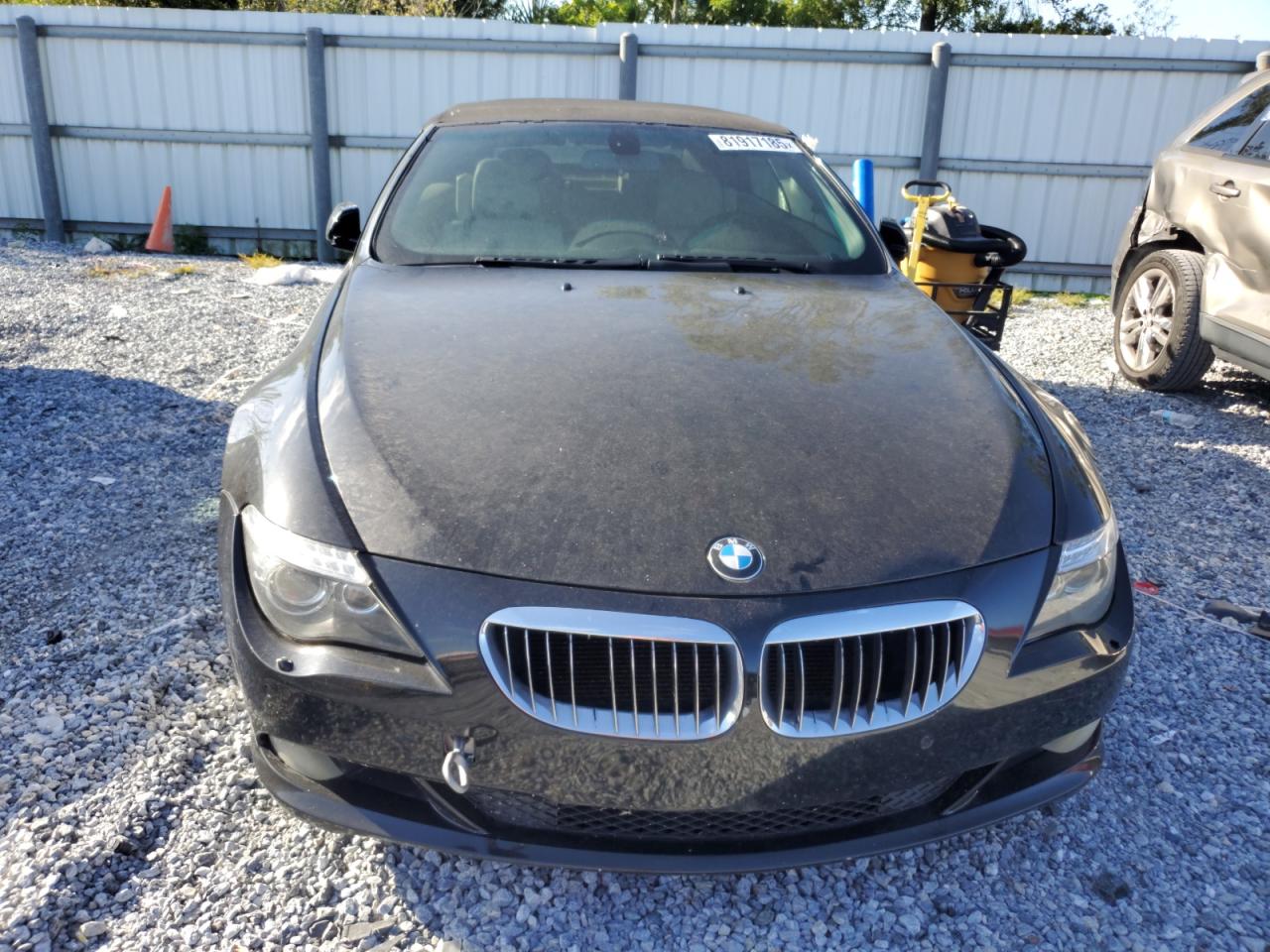 2008 Bmw 650 I Black vin: WBAEB53598CX63100